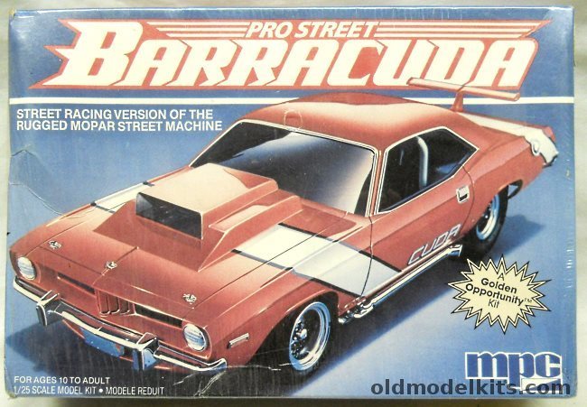 MPC 1/25 Pro Street Plymouth Barracuda, 1-0732 plastic model kit